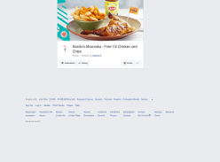 Free 1/4 Chicken and Chips