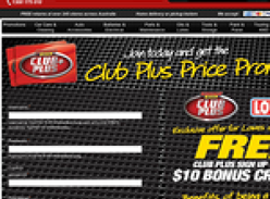 Free $10 Bonus Credit