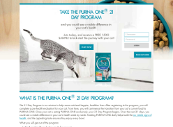Free 150g Bag of Purina One Salmon & Tuna Cat Food