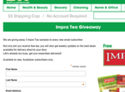 Free 3 Impra Tea samples