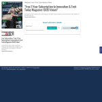 Free 3 Year Subscription to Innovation & Tech Today Magazine ($120 Value)