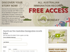 Free Access to Australian Immigration Records