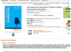 Free Accounting: An Introduction: Pearson College [Print Replica] [Kindle Edition]