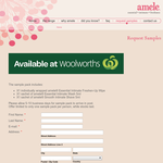 Free amele Essential Intimate Freshen-Up Wipe Sample