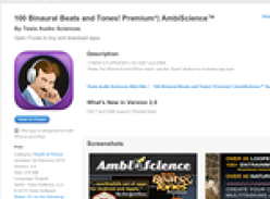 Free App: 100 Binaural Beats and Tones! Premium*| AmbiScience