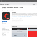 Free App: Runtastic Squats PRO ? Workouts + Trainer
