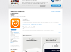 Free App: Sleep Cycle alarm clock [iOS]