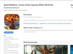 Free App: Spirit Walkers: Curse of the Cypress Witch HD (Full)