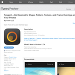 Free App: Tangent - Add Geometric Shape, Pattern, Texture, and Frame Overlays and Effects to Your Photos [iOS]