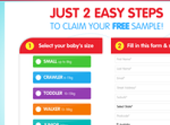 Free baby nappy sample
