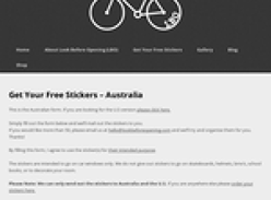 Free Bicycle Safety Stickers