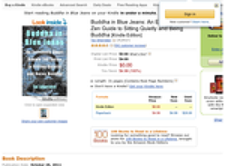 Free Buddha in Blue Jeans: An Extremely Short Zen Guide to Sitting Quietly and Being Buddha [Kindle Edition]