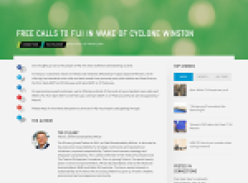 Free Calls to FIJI in Wake of Cyclone Winston