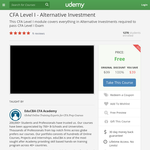 Free CFA Level I - Alternative Investment Course