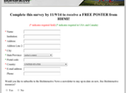 Free Classroom Biology Poster from HHMI!