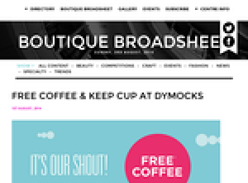 Free Coffee and Keep Cup at Dymocks