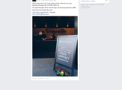 Free Coffee at Aeropress Espresso