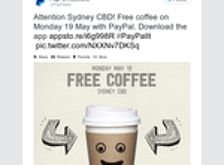 Free coffee on Monday 19 May