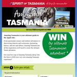 Free copy of Amazing Tasmania