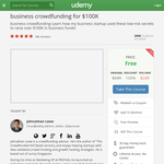 Free Course: business crowdfunding for $100K
