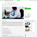 Free Course: C++ : Intermediate training of C++