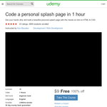 Free Course: Code a personal splash page in 1 hour