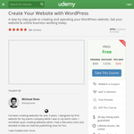 Free Course: Create Your Website with WordPress