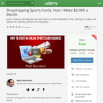 Free Course: Dropshipping Sports Cards: How I Make $2,000 a Month