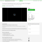 Free Course: Facebook Marketing: Next Level Fan Growth Strategies