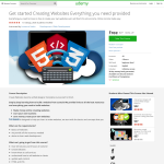 Free Course: Get started Creating Websites Everything you need provided