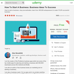 Free Course: How To Start A Business: Business Ideas To Success