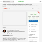 Free Course: Master Microsoft Excel Formula Design for Beginners!