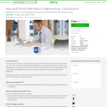Free Course: Microsoft Word VBA Macro Programming - Introduction