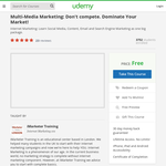 Free Course: Multi-Media Marketing: Don't compete. Dominate Your Market!