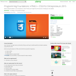 Free Course: Programming Foundations: HTML5 + CSS3 for Entrepreneurs 2015