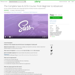 Free Course: The Complete Sass & SCSS Course: From Beginner to Advanced