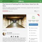 Free Course: The Science of Getting Rich: Give Value. Have Fun. Be Nice.
