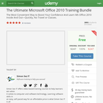 Free Course: The Ultimate Microsoft Office 2010 Training Bundle