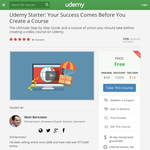 Free Course: Udemy Starter: Your Success Comes Before You Create a Course