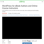 Free Course: WordPress for eBook Authors and Online Course Instructors