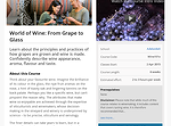 Free Course: World of Wine: From Grape to Glass