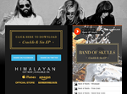 Free Crackle & Sin EP by Band of Skulls