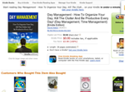 Free Day Management - How To Organize Your Day, Kill The Clutter And Be Productive Every Day! (Day Management, Time Management) [Kindle Edition]