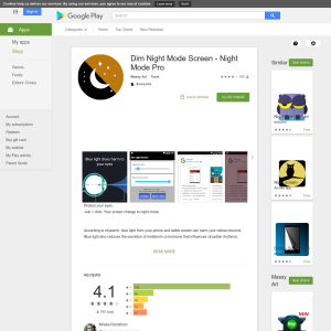 Free Dim Night Mode Screen - Night Mode Pro