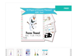Free Download: Frozen-Themed ABC + MATH