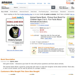 Free eBook:Animal Game Book - Picture Quiz Book For Children Ages 3 to 6 - Fun Facts About Animals [Kindle Edition]
