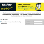Free eBook: Back up for Dummies 