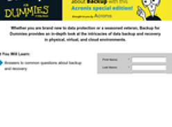 Free eBook: Back up for Dummies 