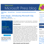 Free ebook: Introducing Microsoft SQL Server 2014