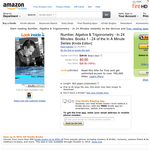 Free eBook: Number, Algebra & Trigonometry - In 24 Minutes: Books 1 - 24 of the In A Minute Series [Kindle Edition]